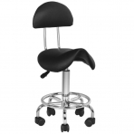 Kosmetologinė meistro kėdutė STOOL BEAUTY 3 BLACK