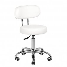 Pedikīra krēsls BEAUTY STOOL PEDICURE WHITE HYDRAULIC 39-45CM