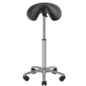 Kosmetoloģijas taburete STOOL BEAUTY BLACK HIGH 1 Kosmetoloģijas taburete STOOL BEAUTY BLACK HIGH 1