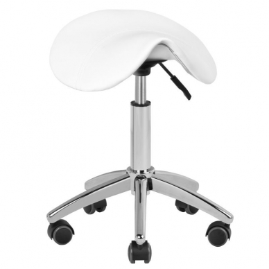 Kosmetoloogiline stool STOOL BEAUTY ROUND WHITE