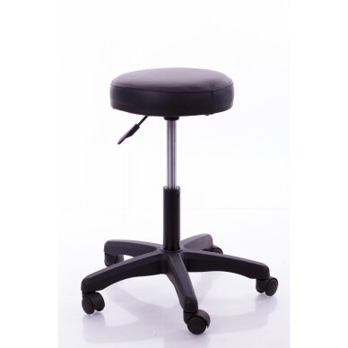 Kosmetoloģijas taburete Round 1 (Black)