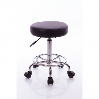 Beautician stool Round 2 (Black) 1