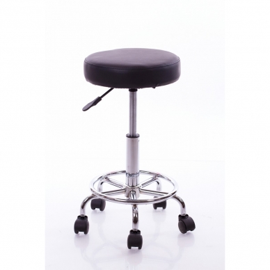 Beautician stool Round 2 (Black)