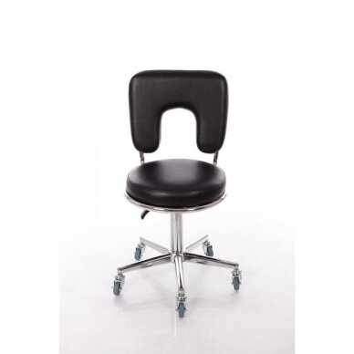 Beautician stool Round 4 (Black) 1