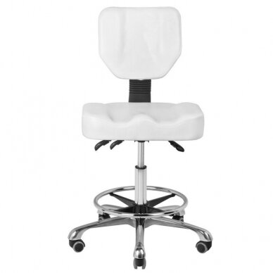 Kosmetoloogiline stool BEAUTY STOOL COMFORT WHITE 1
