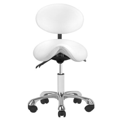 Kosmetologinė meistro kėdutė COSMETIC STOOL GIOVANNI WHITE 2 Kosmetologinė meistro kėdutė COSMETIC STOOL GIOVANNI WHITE 2