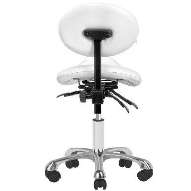 Kosmetologinė meistro kėdutė COSMETIC STOOL GIOVANNI WHITE 3