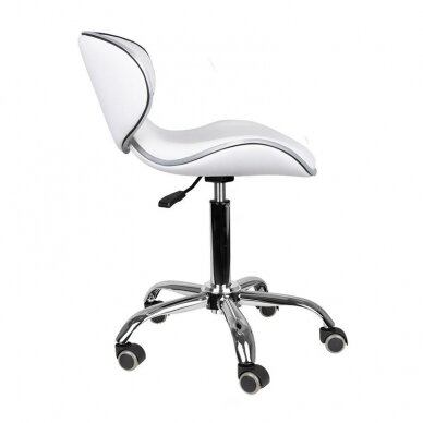 Kosmetoloģijas taburete Gabbiano Q-4599 White 3