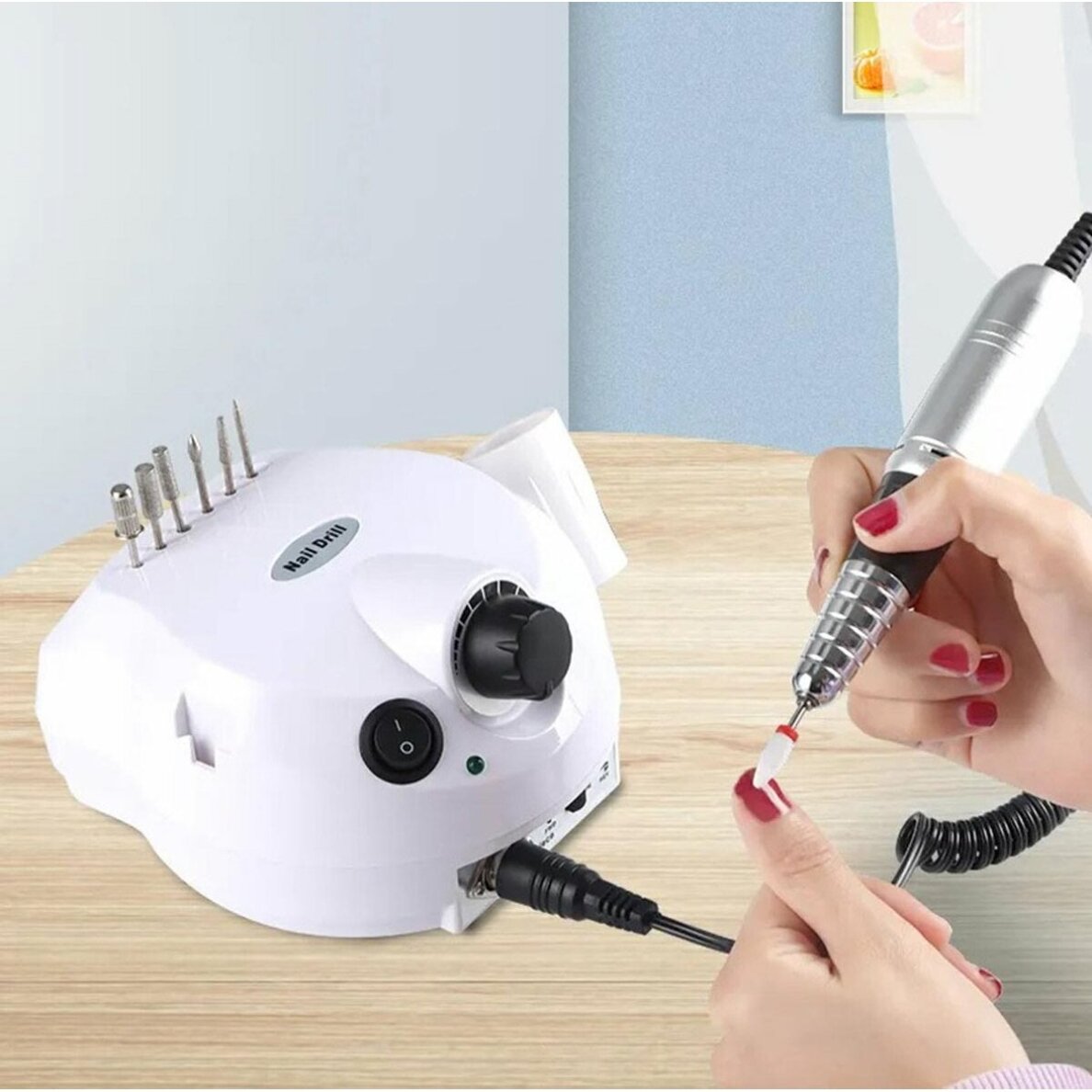 Nail drill for manicure Pro Power 65W White 1 Nail drill for manicure Pro Power 65W White 1