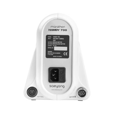 Nagų freza manikiūrui ir pedikiūrui Saeyang Marathon Handy 700 BM50S1 4 Nagų freza manikiūrui ir pedikiūrui Saeyang Marathon Handy 700 BM50S1 4