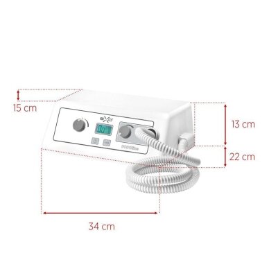 Maniküre und Pediküre Fräsmaschine mit Staubsauger Exo Podo Line 8