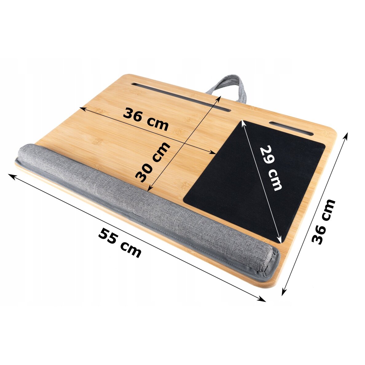 Tragbarer Computertisch Soft Bamboo 3 Tragbarer Computertisch Soft Bamboo 3