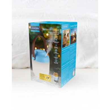 Nešiojamas eterinių aliejų garintuvas su įkraunama baterija Lanaform Summer Night 4 Nešiojamas eterinių aliejų garintuvas su įkraunama baterija Lanaform Summer Night 4