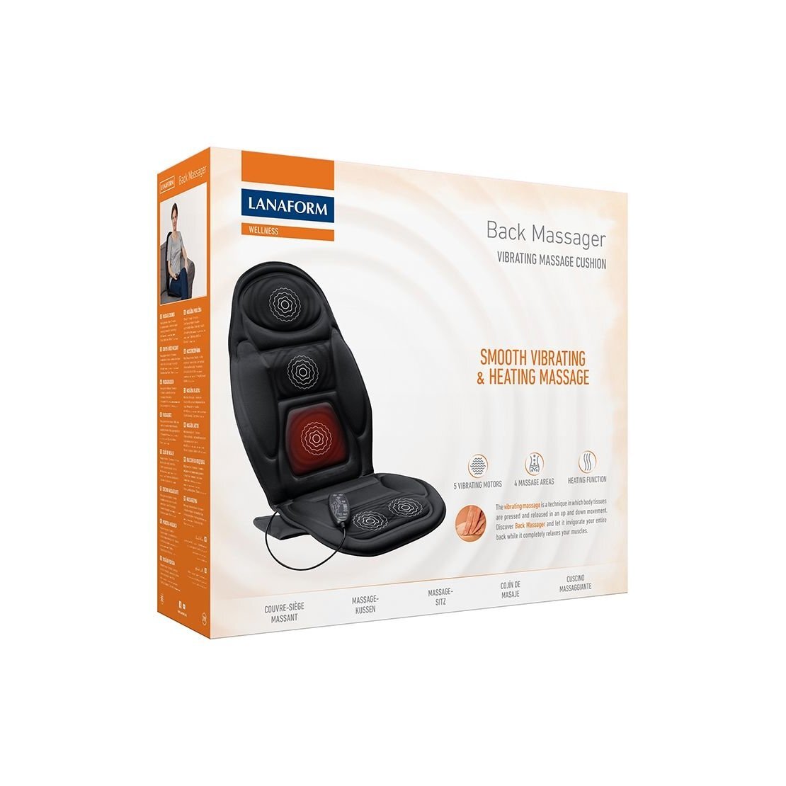 Massagekissen Lanaform Back Massager 6