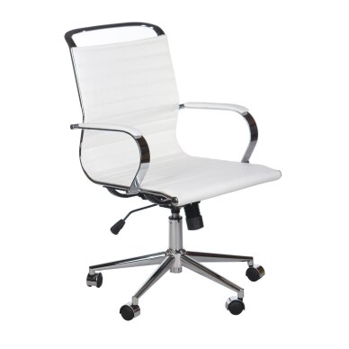 Office chair on wheels CorpoComfort OF-600 White Office chair on wheels CorpoComfort OF-600 White