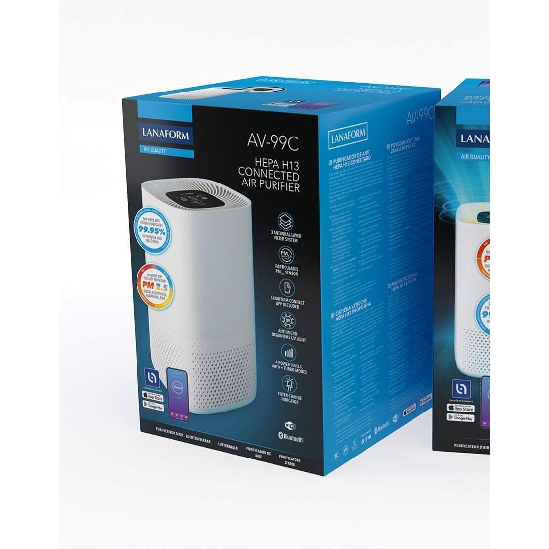 Gaisa attīrītājs Lanaform Smart Air Purifier AV-99C 10 Gaisa attīrītājs Lanaform Smart Air Purifier AV-99C 10