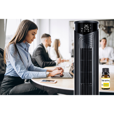 Gaisa ventilators Carruzzo 45W LCD Ionic 93cm 7