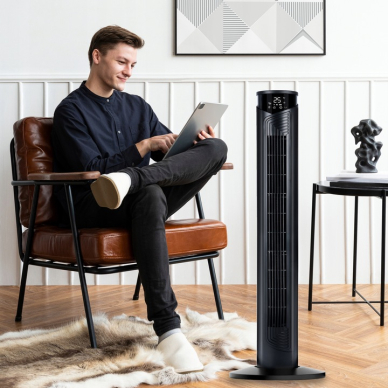 Wentylator kolumnowy Carruzzo 45W LCD Ionic 93cm 8