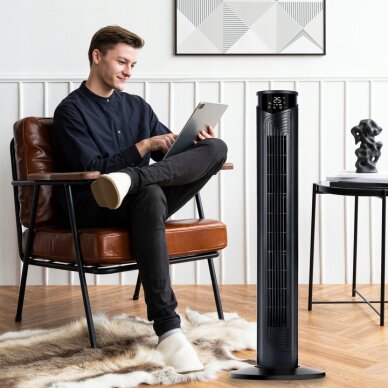 Õhuventilaator Carruzzo 45W LCD Ionic 93cm 8