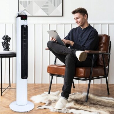 Bokštinis ventiliatorius Carruzzo 45W LCD 95cm 6