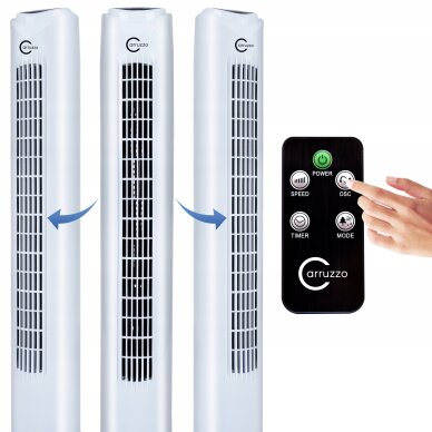 Kolonnas ventilators Carruzzo 45W 81cm 2
