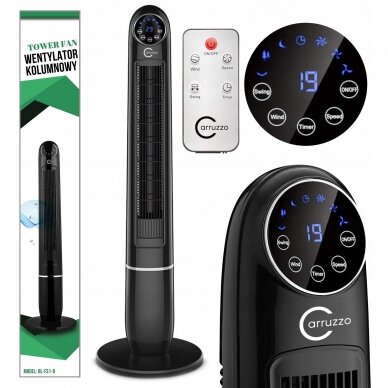 Gaisa ventilators CARRUZZO TOWER FAN 60W 120cm