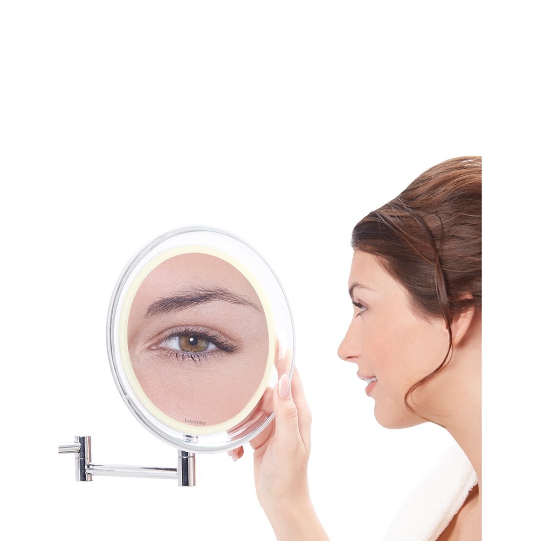 Magnifying wall mirror (X10) with LED backlight Lanaform Wall Mirror 8