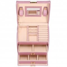 Jewellery suitcase, Elegance Style Pink Gold