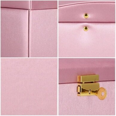 Juvelierizstrādājumu koferis, Elegance Style Pink Gold 3