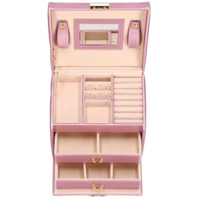 Juvelierizstrādājumu kastīte Elegance Style Pink Gold 1