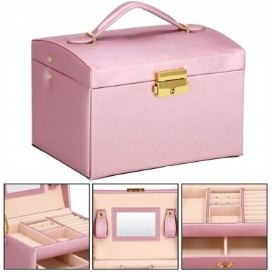 Jewellery box Elegance Style Pink Gold 4