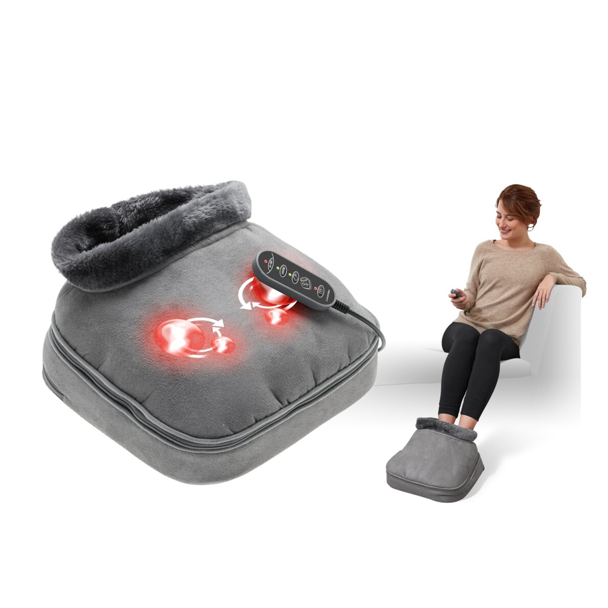 Kütte- ja massaažipadi Lanaform 2-in-1 Shiatsu Comfort 11 Kütte- ja massaažipadi Lanaform 2-in-1 Shiatsu Comfort 11