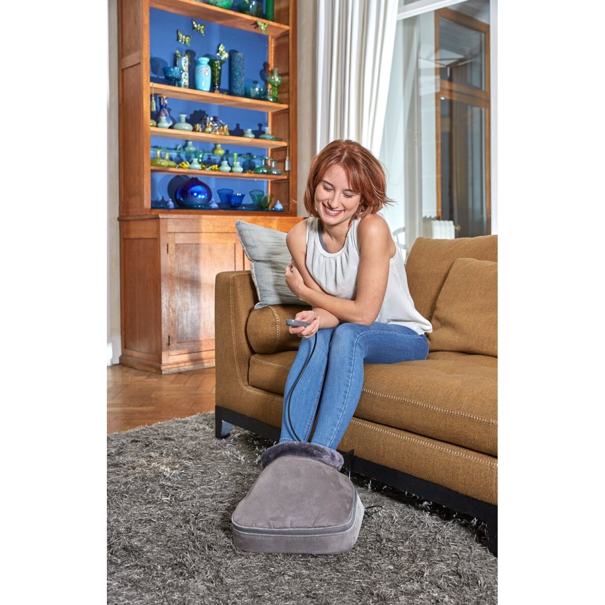 Kütte- ja massaažipadi Lanaform 2-in-1 Shiatsu Comfort 16 Kütte- ja massaažipadi Lanaform 2-in-1 Shiatsu Comfort 16