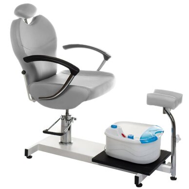 Педикюрное кресло с ванной для ног PEDICURE CHAIR COMFORT HYDRAULIC WHITE Педикюрное кресло с ванной для ног PEDICURE CHAIR COMFORT HYDRAULIC WHITE