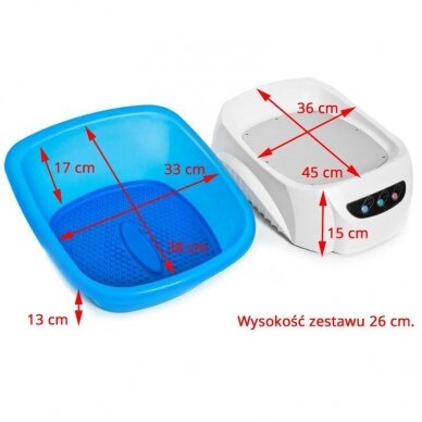 Fußpflegebad mit Fußmassagegerät Azzurro 5