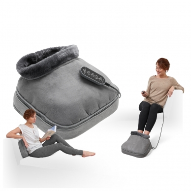 Нагревательная и массажная подушка для ног Lanaform 2-in-1 Shiatsu Comfort 10
