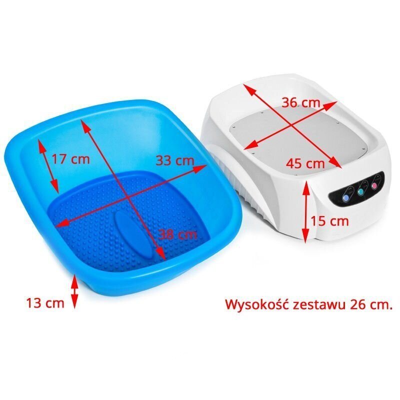 Kąpiel pedicure z masażerem stóp Azzurro 5 Kąpiel pedicure z masażerem stóp Azzurro 5