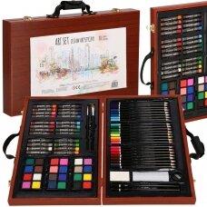 Joonistustööriistade komplekt kohvris ART SET, 80 tk.