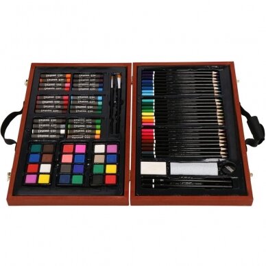 Joonistustööriistade komplekt kohvris ART SET, 80 tk. 8