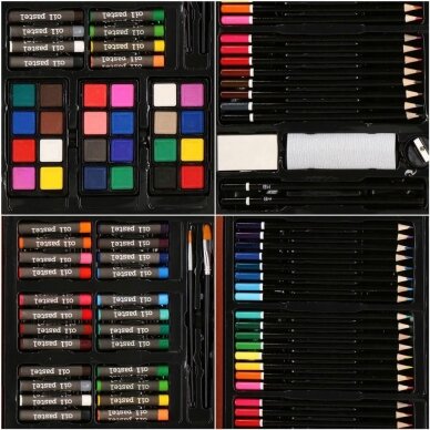 Joonistustööriistade komplekt kohvris ART SET, 80 tk. 2