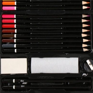 Piešimo priemonių rinkinys lagaminėlyje ART SET, 80vnt. 6