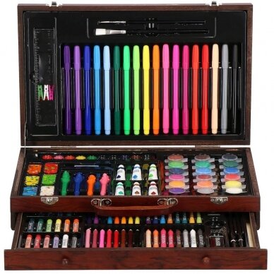 Joonistustööriistade komplekt kohvris ART SET XL, 130 tk. 2