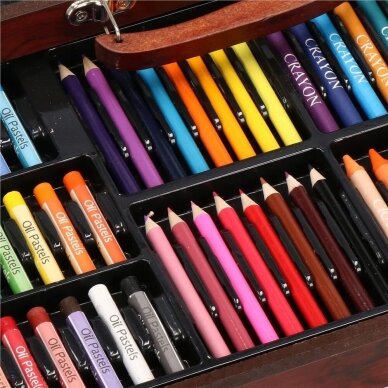 Joonistustööriistade komplekt kohvris ART SET XL, 130 tk. 13