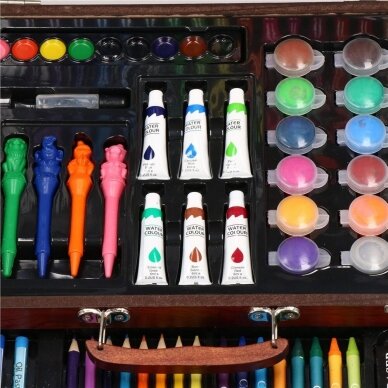 Piešimo priemonių rinkinys lagaminėlyje ART SET  XL, 130 vnt. 15