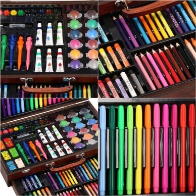 Joonistustööriistade komplekt kohvris ART SET XL, 130 tk. 16
