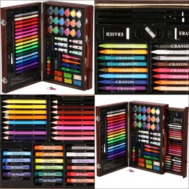 Joonistustööriistade komplekt kohvris ART SET XL, 130 tk. 17