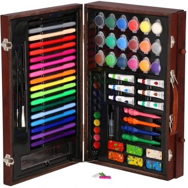 Joonistustööriistade komplekt kohvris ART SET XL, 130 tk. 4