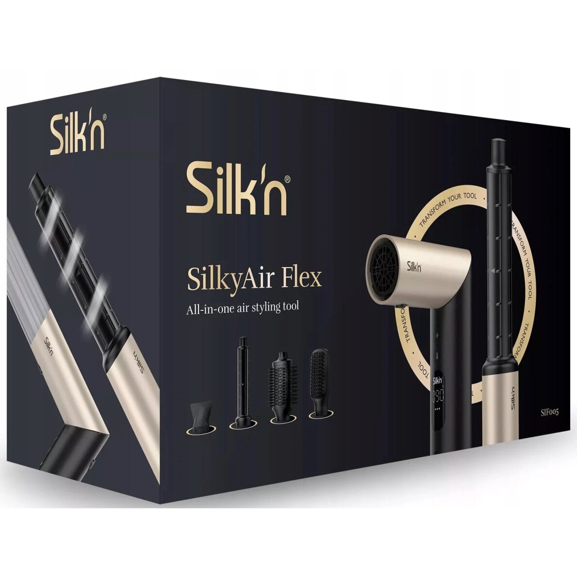 Haartrockner und Haarstyling-Gerät Silk'n SilkyAir Flex 5-in-1 1 Haartrockner und Haarstyling-Gerät Silk'n SilkyAir Flex 5-in-1 1