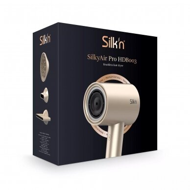 Plaukų džiovintuvas su vandens jonų technologija Silk'n SilkyAir Pro (3 priedai) 6