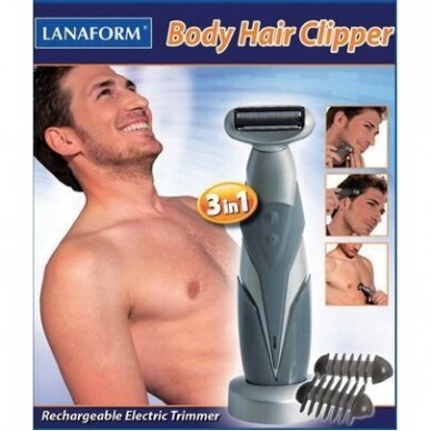 Plaukų kirpimo mašinėlė Lanaform Body Hair Clipper 3in1